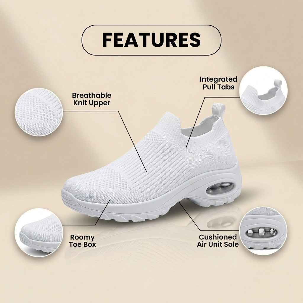 Zapatillas Ortopédicas Elegantes con Look Moderno