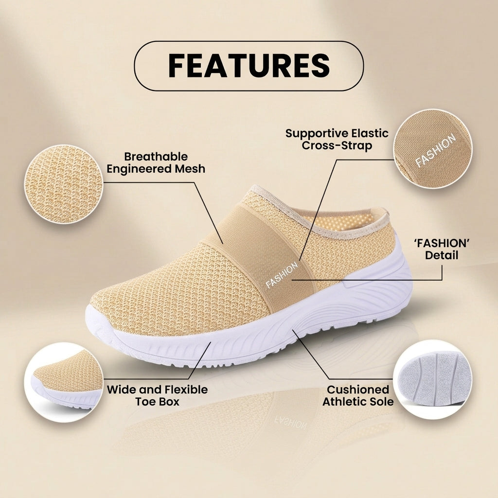 Zapatillas Ortopédicos Chic con Diseño Único