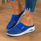 Orthopedic Mesh Air-Cushion Slip-On Mules - Breathable Rocker Sole