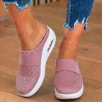 Orthopedic Mesh Air-Cushion Slip-On Mules - Breathable Rocker Sole