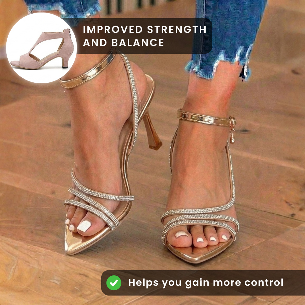Tacones Ortopédicos Chic con Diseño Único
